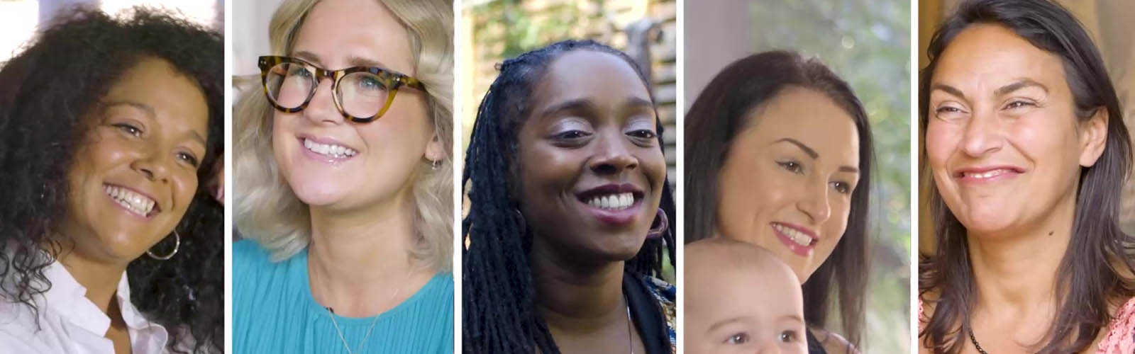 Women smiling Women smiling